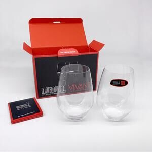 NWT RIEDEL Vivant Merlot Wine Tumbler Set of 2